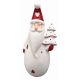 Χριστουγεννιάτικος Διακοσμητικός Άγιος Βασίλης Λευκός με Δεντράκι (23cm)