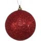 Χριστουγεννιάτικη Μπάλα Κόκκινη - 6 cm