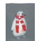 Χριστουγεννιάτικος Διακοσμητικός Πιγκουίνος με Κασκόλ - 30cm