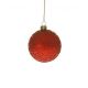 Χριστουγεννιάτικη Μπάλα Δέντρου Γυάλινη Κόκκινη - 8cm